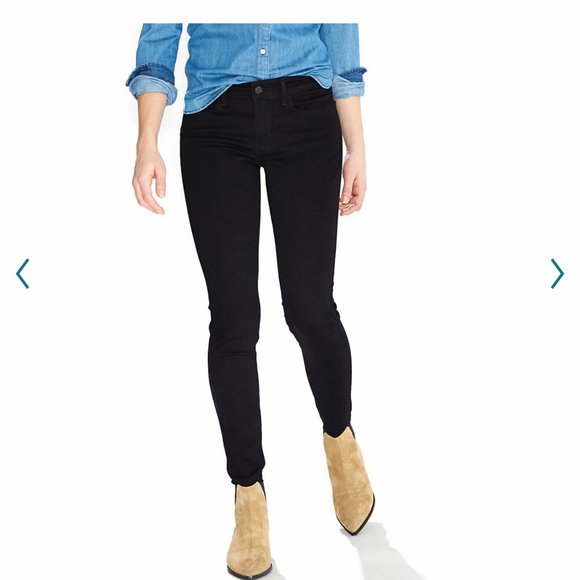 New Levi’s 710 Super Skinny Black Jeans Size 6 - Picture 1 of 6